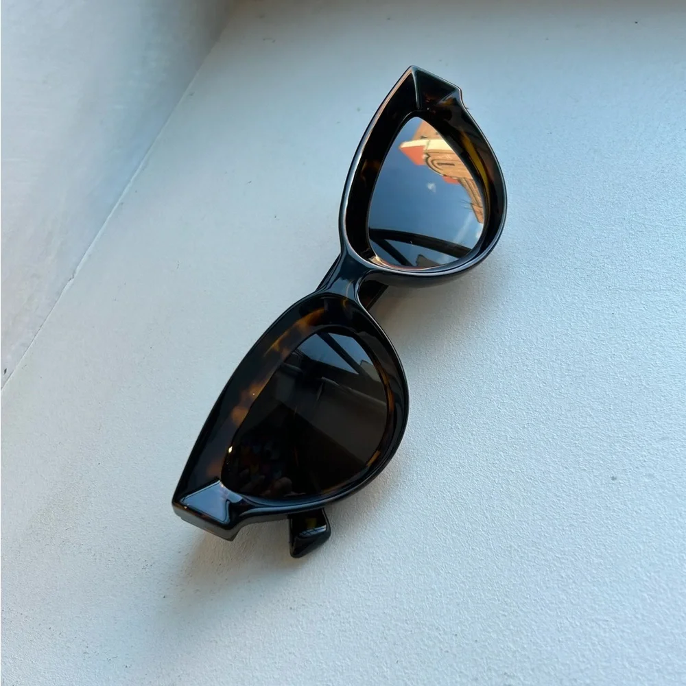 Bottega Veneta Eyewear Sharp Cat Eye BV1249S Sunglasses - Picture 6 of 11